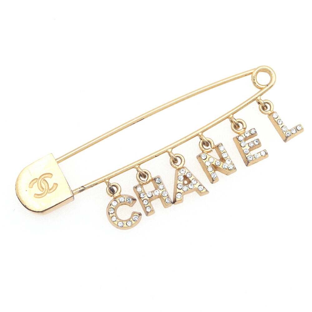 Chanel Safety Pin Brooch Metal With #250068C86B